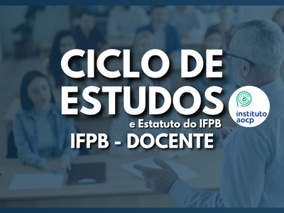 Ciclo de Estudos - Docente IFPB - 2025