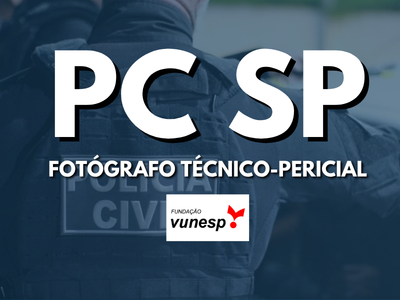 Fotógrafo Técnico-Pericial (PC SP)